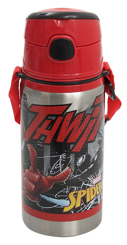 Frocx - Frocx Spıderman Çelik Matara Salto 500Ml Thwip